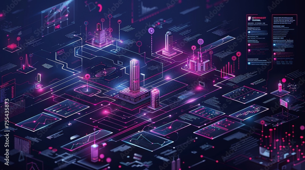 Poster a detailed infographic explaining the architecture of 5g network infrastructure