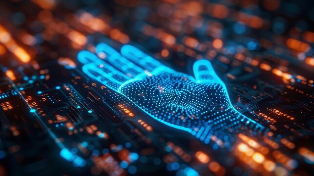 A cybersecurity awareness campaign highlighting the dangers of identity theft and phishing