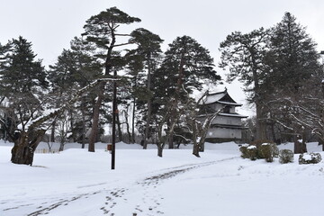 冬の弘前公園