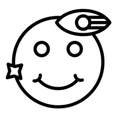 Vector Design Jolly Flicker Icon Style