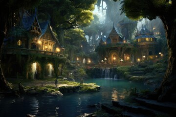 Elven Enchantment: Deep within the Enchanted Woods