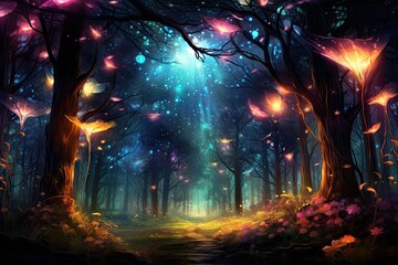 Whispering Fireflies: Dreamscape in the Grove