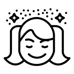 Vector Design Gleeful Glow Icon Style