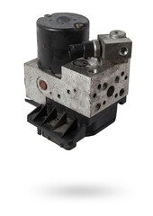 Brake fluid pump control unit for distributing braking force to different wheels during operation of the stabilization system and the vehicle's ABS. Supported auto parts catalog.