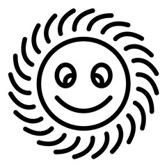 Vector Design Gleeful Gyrator Icon Style