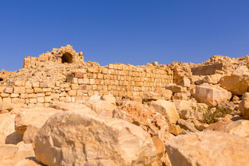 Ruins of crusaders Shobak Castle, Jordan