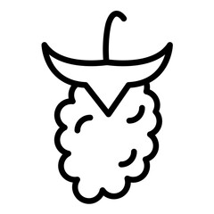 Vector Design Raspberry Icon Style