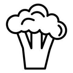 Vector Design Cauliflower Icon Style