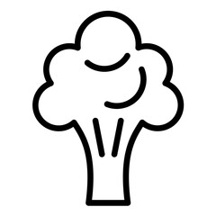 Vector Design Broccoli Icon Style