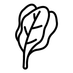Vector Design Spinach Icon Style