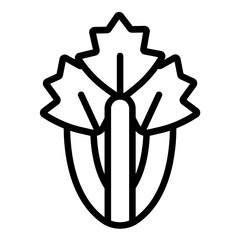 Vector Design Celery Icon Style