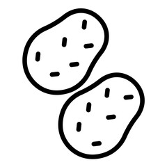 Vector Design Potato Icon Style