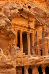 Triclinium at Little Petra, Siq al-Barid, Jordan
