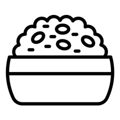 Vector Design Couscous Icon Style