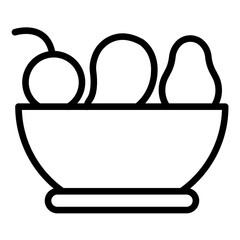 Vector Design Fruit Salsa Icon Style