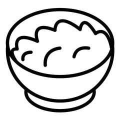 Vector Design Fruit Chutney Icon Style