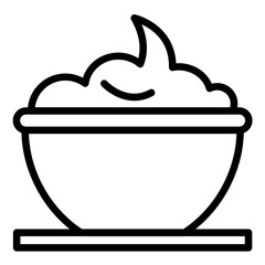 Vector Design Fruit Puree Icon Style