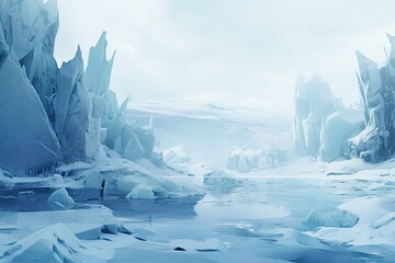 Frozen Fantasies Await: Expedition to the Arctic - obrazy, fototapety, plakaty