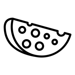 Vector Design Mozzarella Icon Style