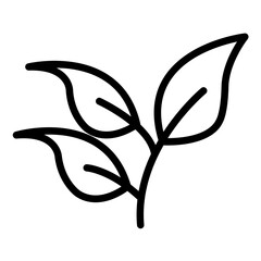 Vector Design Basil Bounty Icon Style