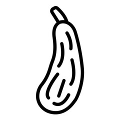 Vector Design Zucchini Zest Icon Style