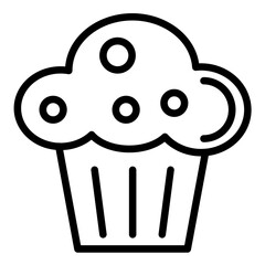 Vector Design Muffin Magnet Icon Style
