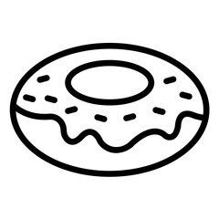 Vector Design Bagel Ballet Icon Style