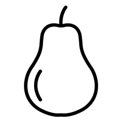 Vector Design Papaya Pinnacle Icon Style