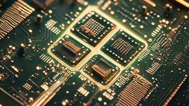 Employing motion graphics as a means of elucidating the architecture of an integrated circuit proves to be highly effective.