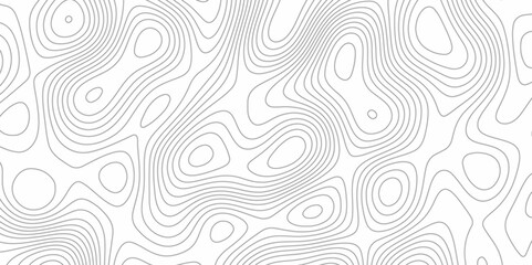 Modern Terrain topographic map. Mountain contour height lines background. paper texture Imitation of a geographical map shades. Black and white abstract background vector. 3D waves. Marble texture.