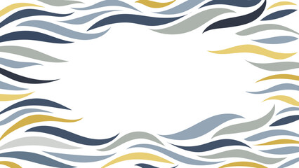 Abstract flower background Vector design floral minimal frame 