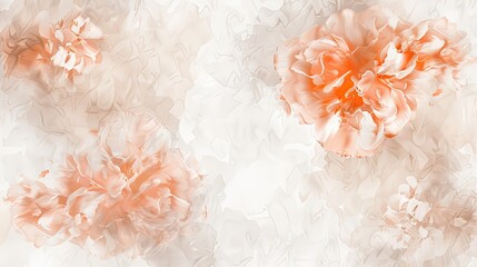 Aged paper floral digital art