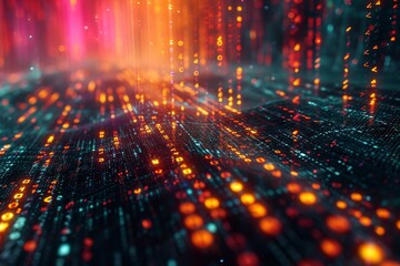 Corrupted Data Stream: A Visual Metaphor