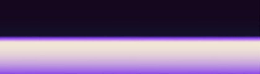 Retro Neon Horizon Background Template. 80's Neon Vibe concept. Simple sci - fi abstract backdrop. Outer Space Gradient background in 1980s theme. Vector Illustration. 