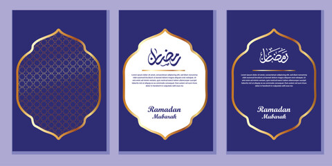 Ramadan Kareem Background, greeting banner Ramadan Islamic ornament background design with lamp, lantern, colorful social media banner, promotion