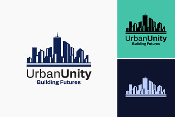 Logo for an urban development company. Suitable for business cards, websites, signage, and promotional materials in the real estate industry.