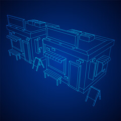 Shop market store. Small business concept.