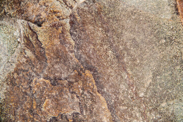 Texture of natural brown stone. Geodesy rocky texture