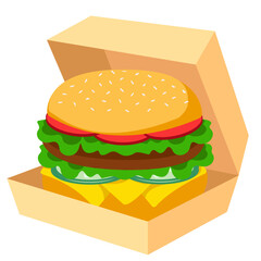 Hamburger Illustration