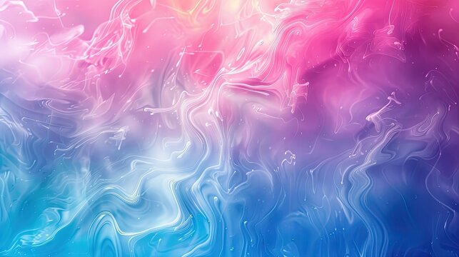 Vivid abstract paint waves background