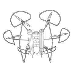 Military Combat Bomber Drone