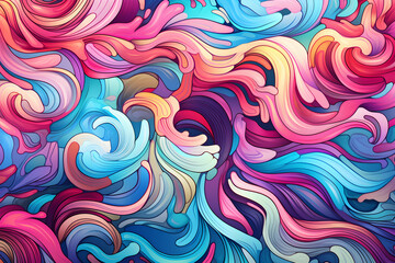 Swirling Vortex of Geometric Insanity: A Mesmerizing Kaleidoscope of Vibrant Colors and Crazy Patterns