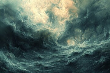 Stormy Swirls - obrazy, fototapety, plakaty
