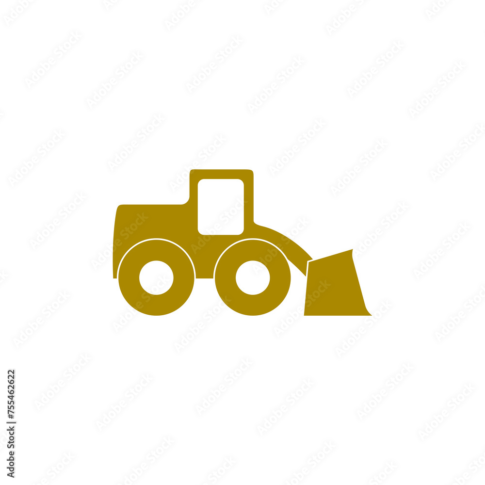 Poster loader icon isolated on transparent background