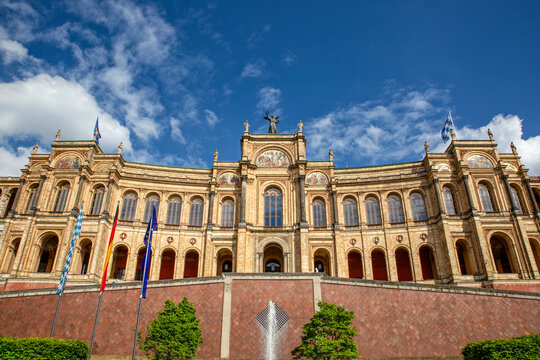 Bavarian Parliament, Maximilianeum, Munich, Bavaria, Germany