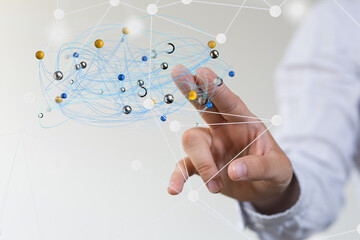 business conference team work connection digital concept