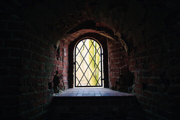 Window in a Castle -  Stained Window - Fenster - Background - Concept - Church - Glass - Medieval -...