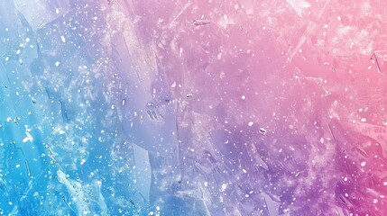 Abstract with pink and blue hues and snow effect - obrazy, fototapety, plakaty
