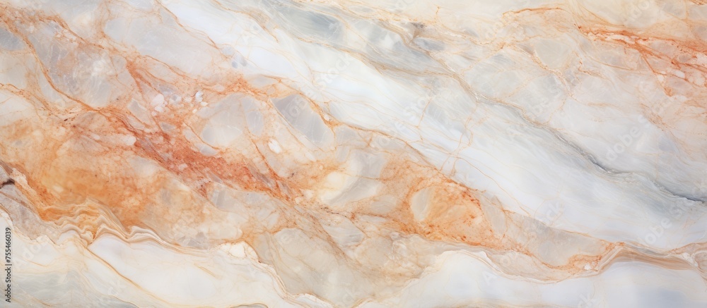 Poster the close up shot showcases the intricate details and patterns of a marble textured surface, ideal f