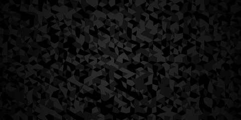 Vector geometric seamless technology gray and black transparent triangle background. Abstract digital grid light pattern black Polygon Mosaic triangle Background, business and corporate background.